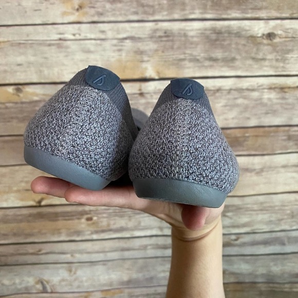 RARE Allbirds Tree Breezer Flats Seashell Gray 6.5 - Picture 9 of 10